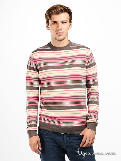 Джемпер F5jeans, цвет принт разноцветная полоска