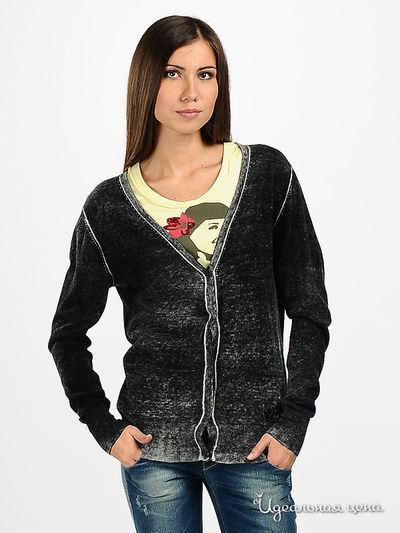 Кофта Fornarina, цвет цвет темно-серый