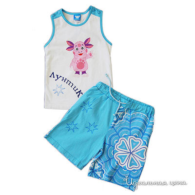 Комплект Cartoon Brands, цвет цвет белый / голубой