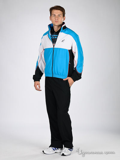 Костюм спортивный Australian мужской, цвет темно-синий / бирюзовый