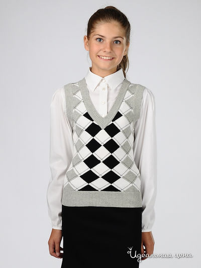 Блузка Ginger, цвет цвет белый / серый