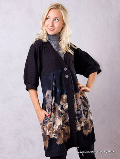 Блуза Wisell, цвет цвет черный / серый