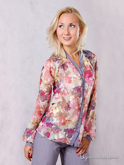 Блузка Wisell, цвет цвет розовый