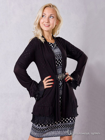 Блузка Wisell, цвет цвет черный