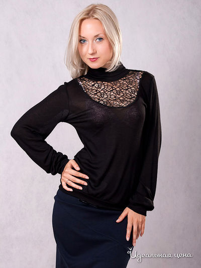 Блузка Wisell, цвет цвет черный