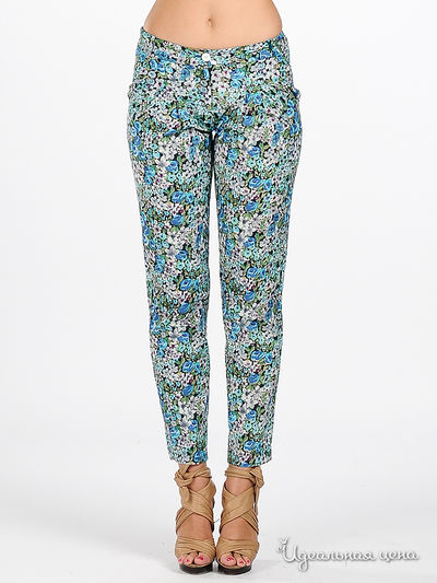 Брюки Depeche&Rosalita&Folia, цвет синий,