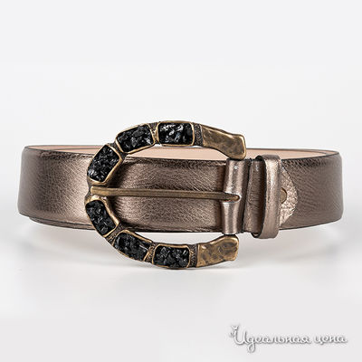 Ремень Roberto Nardi, цвет цвет коричневый с блеском