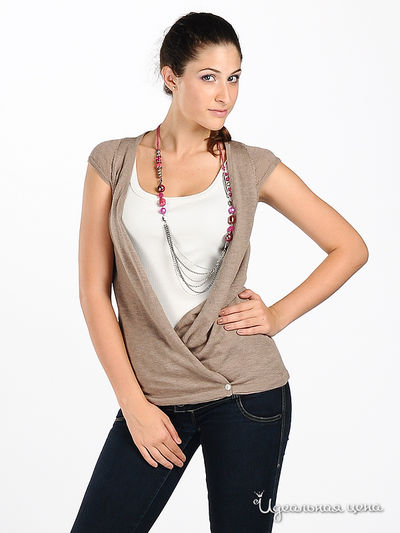 Кофта Depeche&Rosalita&Folia, цвет цвет светло-коричневый