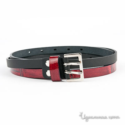 Ремень Roberto Nardi, цвет цвет черный / бордовый