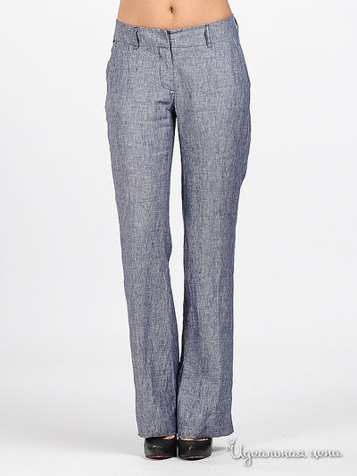 Брюки Marlboro Classics, цвет цвет серо-голубой