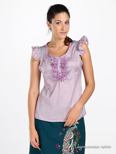 Блуза Depeche&Rosalita&Folia, цвет цвет лиловый