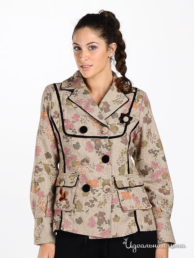 пиджак Depeche&Rosalita&Folia, цвет цвет бежевый