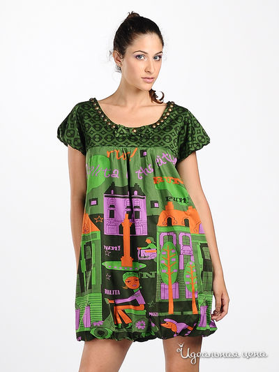 Платье Depeche&Rosalita&Folia, цвет цвет зеленый