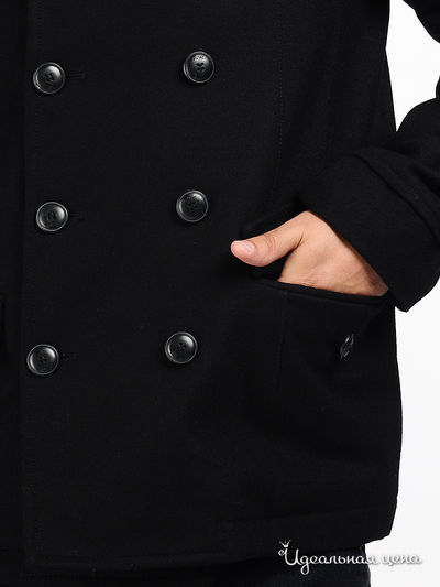 Пальто Marlboro Classics мужское, цвет черный