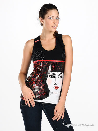 Топ Depeche&Rosalita&Folia, цвет черный