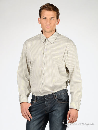 рубашка Ferre, Trussardi, Armani, цвет цвет оливковый