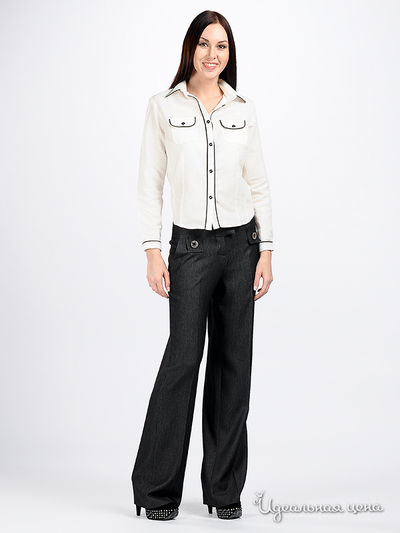 Брюки MadamT, цвет цвет серый