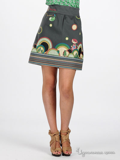 Юбка Depeche&Rosalita&Folia, цвет цвет серый