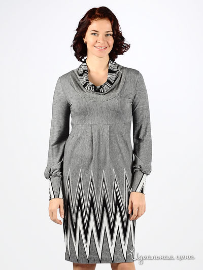 Платье MadamT, цвет цвет серый