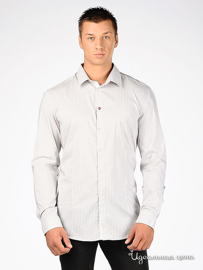 рубашка Ferre, Trussardi, Armani, цвет цвет серый