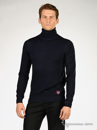 Водолазка Ferre, Trussardi, Armani, цвет цвет темно-синий