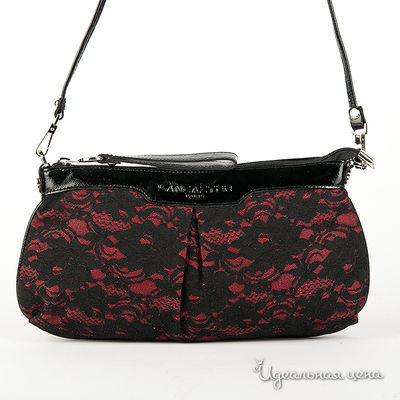 Сумка Lancaster, цвет цвет черный / красный