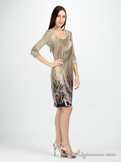 Платье MadamT, цвет цвет бежевый