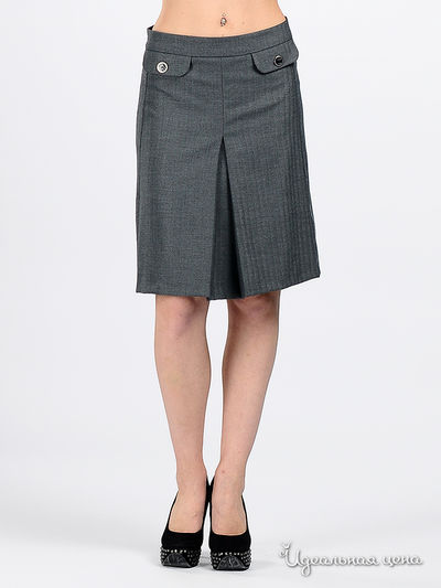 Юбка MadamT, цвет цвет серый