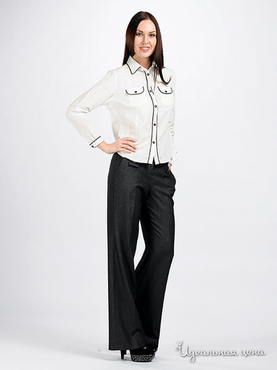 Блузка MadamT, цвет цвет молочный