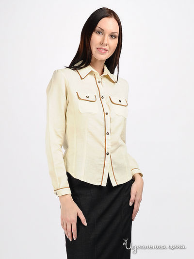 Блузка MadamT, цвет цвет белый