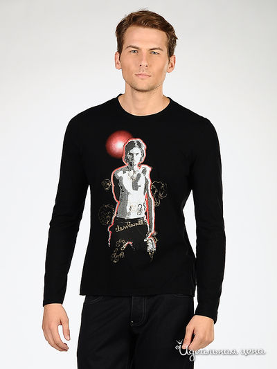 Футболка Ferre, Trussardi, Armani, цвет цвет черный