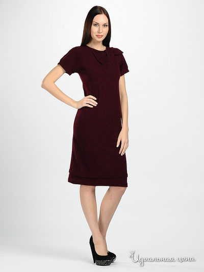 Платье MadamT, цвет цвет бордо