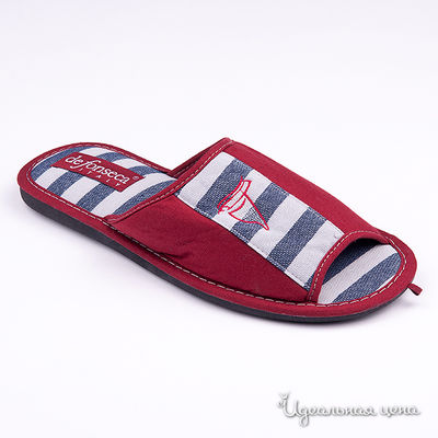 Тапочки De Fonseca, цвет цвет бордовый