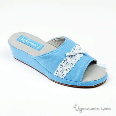 Тапочки De Fonseca, цвет цвет голубой