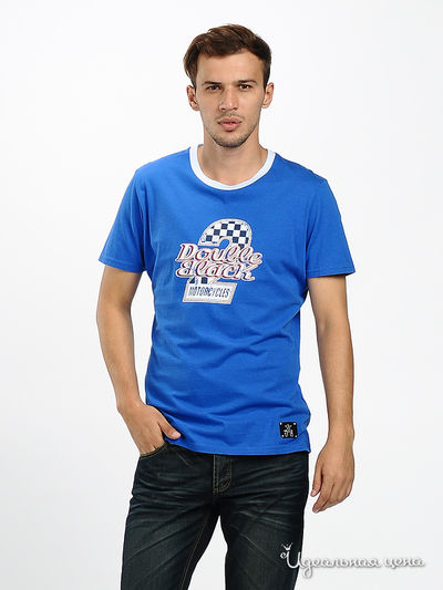 Футболка Double Black, цвет синий