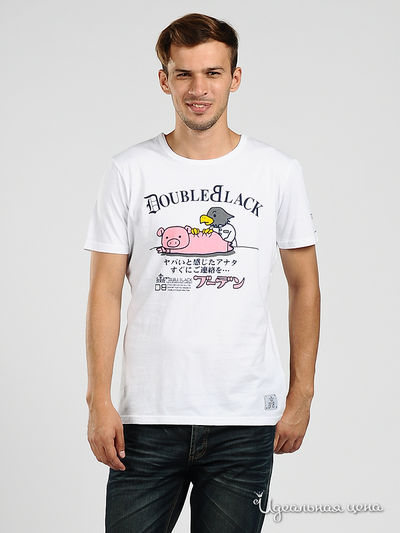 Футболка Double Black, цвет цвет белый