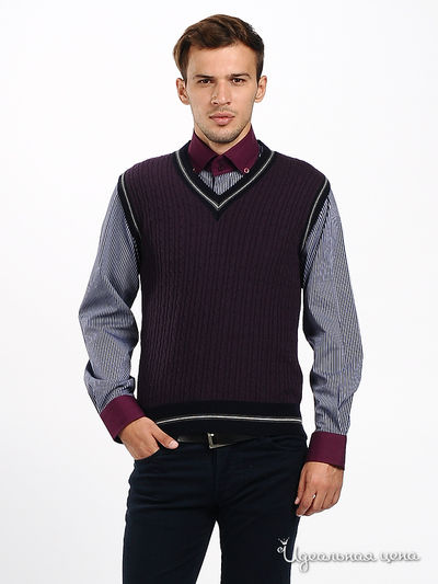 Жилет Double Black, цвет цвет пурпурный