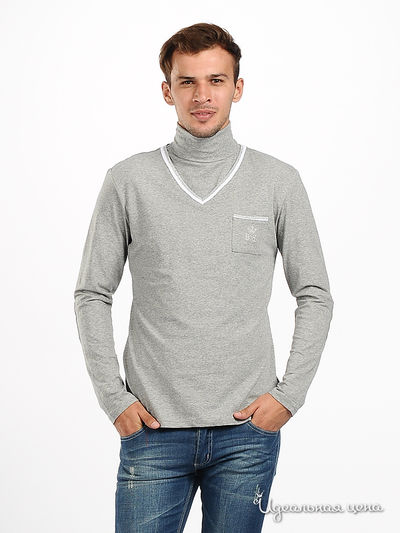 Водолазка Double Black, цвет цвет серый