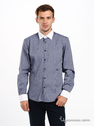 рубашка Double Black, цвет цвет темно-синий