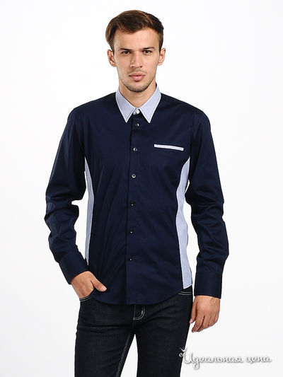 рубашка Double Black, цвет цвет темно-синий