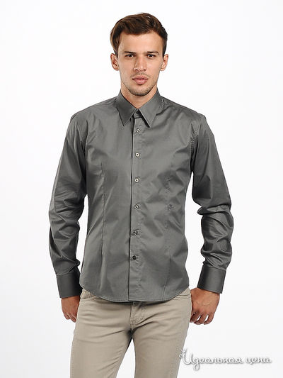 рубашка Double Black, цвет цвет серый