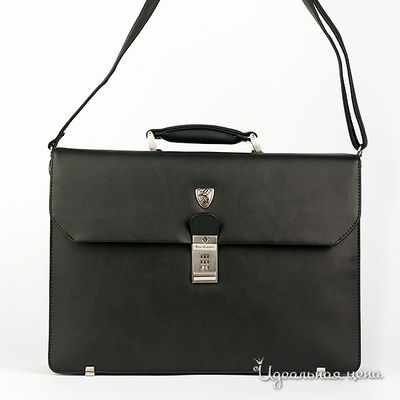 Портфель Lamborghini&Pierre Cardin, цвет цвет черный