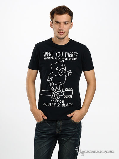 Футболка Double Black, цвет цвет черный