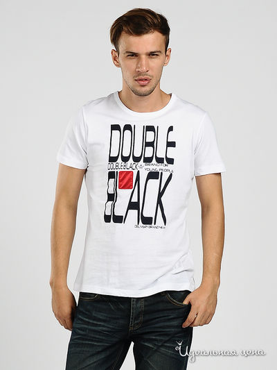 Футболка Double Black, цвет цвет белый