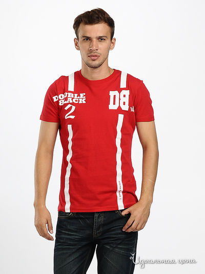 Футболка Double Black, цвет цвет красный