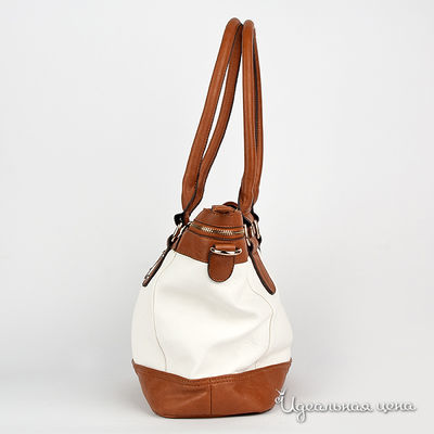 Сумка Fancy, цвет цвет белый / коричневый