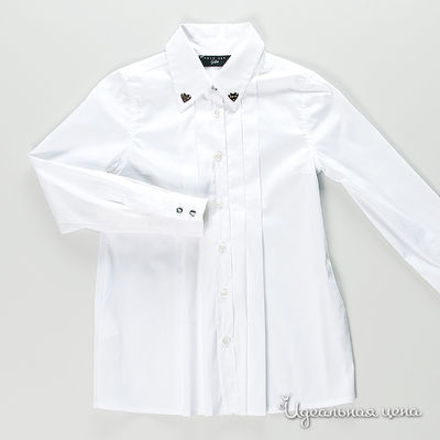 Блузка Twin-Set Girl, цвет цвет белый