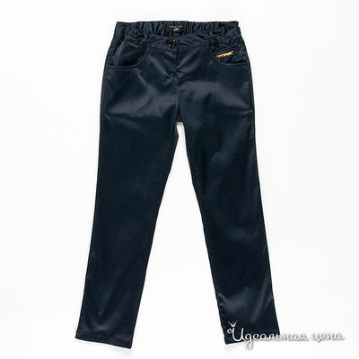 Брюки Twin-Set Girl, цвет цвет синий