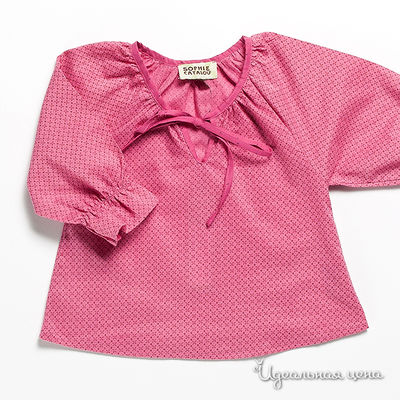 Блузка Sophie Catalou, цвет цвет розовый