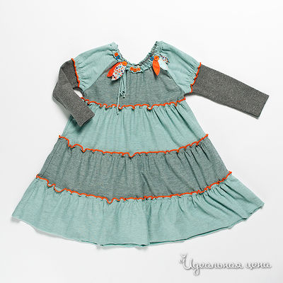 Платье Sophie Catalou, цвет цвет серо-бирюзовый